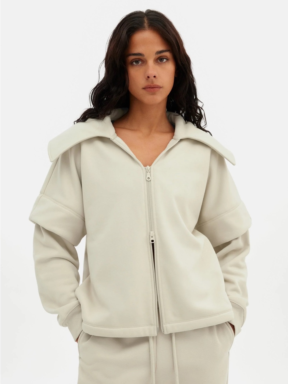 Girlfriend Collective Macie Jacket Bone